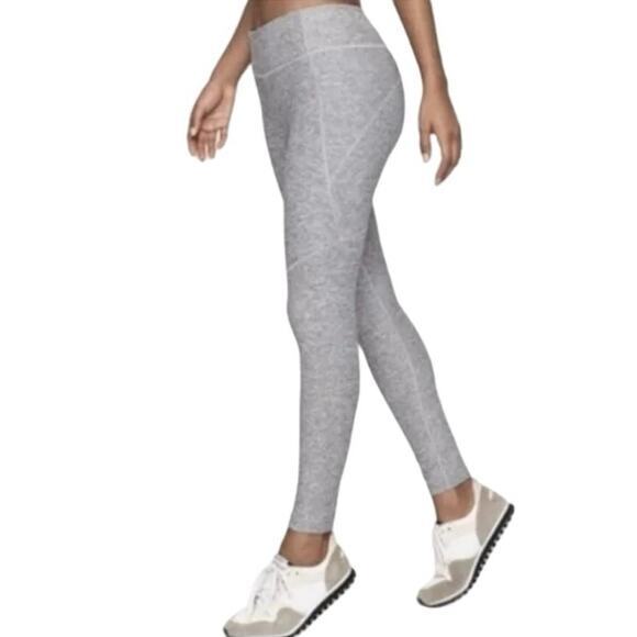 Outdoor Voices Warm Up Leggings Gray Athletic 7/8 Length Size Small - Picture 2 of 8